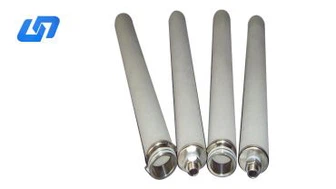 أنبوب فلتر مسحوق التيتانيوم المتكلس