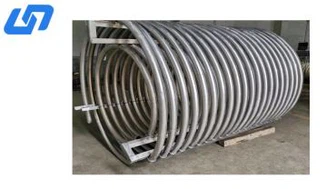 معدات أنابيب لفائف مبادل حراري التيتانيوم Gr2